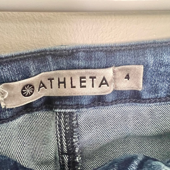 Athleta Skulptek Skinny Jeans Dark Wash Size 4 - Picture 7 of 11